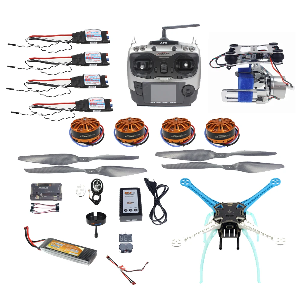 JMT High powered DIY GPS Drone APM GPS M8N 700KV 30A 4400MAH 30C 4 Axis Aircraft