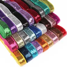 5 jardas/lote 25 milímetros Lantejoula Beading Guarnição do Laço Lantejoula Fitas Para embarcações de Vestuário mão Cabeça Decoração vestido