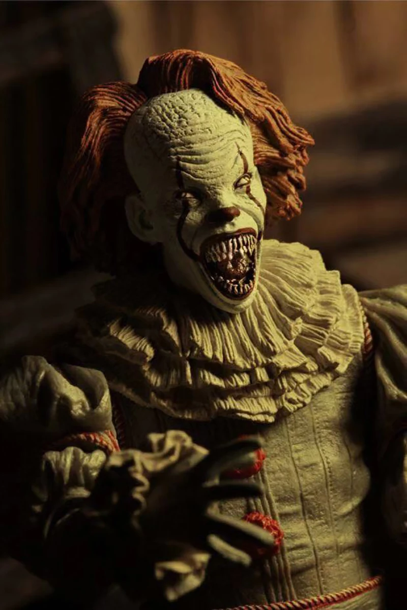 NECA 3D Friday 13th Jason Leatherface бензопила Лори шёл Майкл Майерс Фредди Крюгер Pennywise Джокер Фигурки игрушки