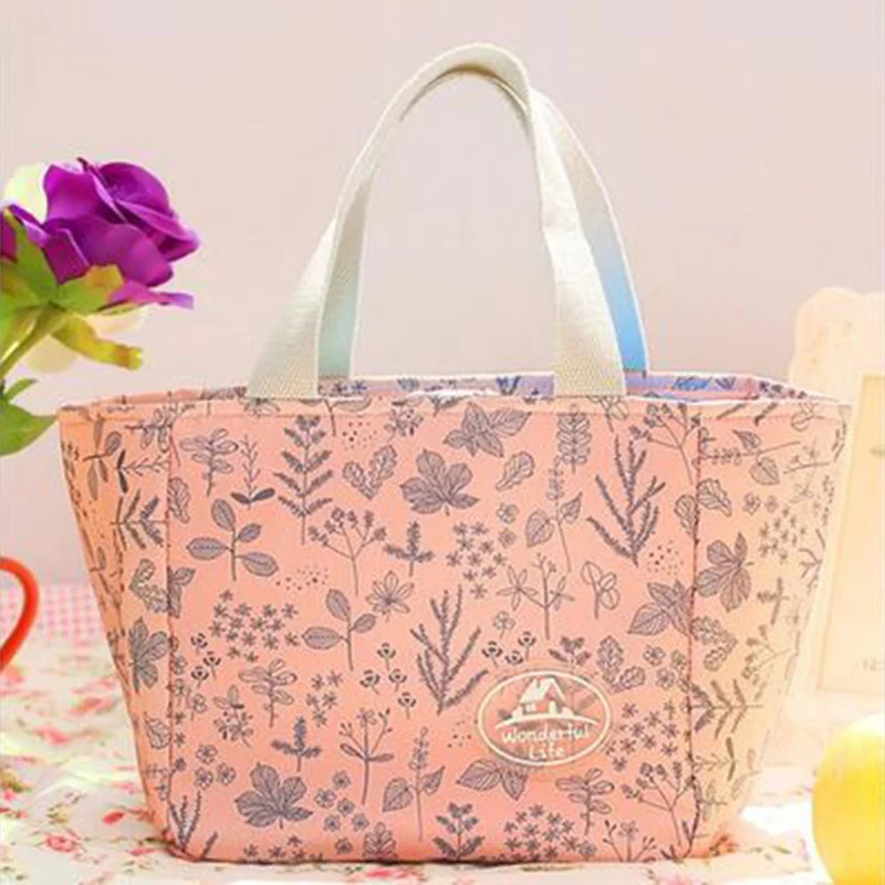 Baby Insulation Milk Bottle Bags Portable Flower Baby Care Mummy Food Infant Breast Milk Keep Warm Beach Vacation Tote BB5105 (23)