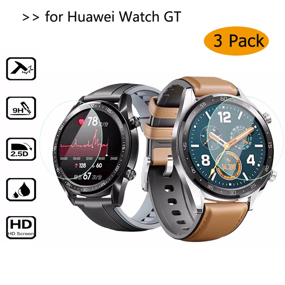 3 шт. закаленное стекло для huawei Watch GT Защитная пленка для экрана Защитная пленка для huawei Watch GT защита экрана