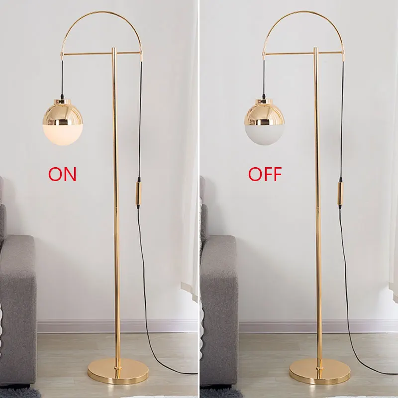 Современный минималистичный светодиодный напольный светильник, 110-220 В, скандинавские стоячие лампы, роскошная прикроватная лампа для спальни, офисный светильник