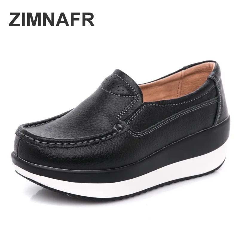 Cuir Red 2019 De En Dames 41 laceupblack Printemps Grande Plat laceupwhite black wihte Nouvelles Femmes Taille Chaussures laceupred 35 slip Non Confortable Décontractées Respirant IU7XUrq