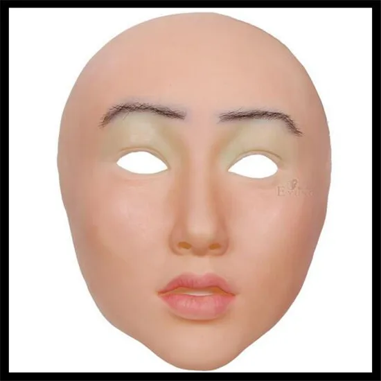 

Top Grade 100% Silicon masquerade masks for men,crossdresser silicone female mask, realistic masks for christmas and halloween