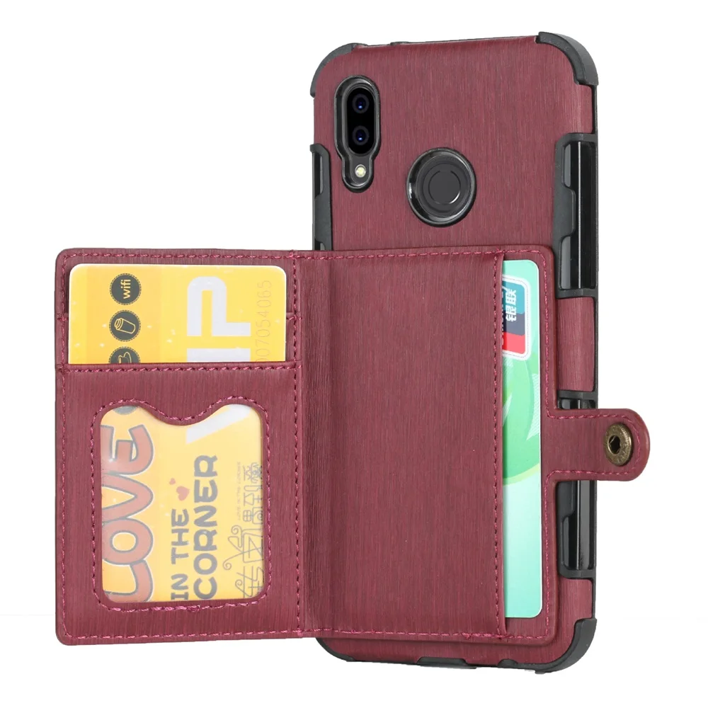 Роскошный кожаный бумажник Hawei P30pro, защитный чехол на заднюю панель для huawei P20 P30 Pro Mate10 Mate20 Lite Y6 Y7 Y9