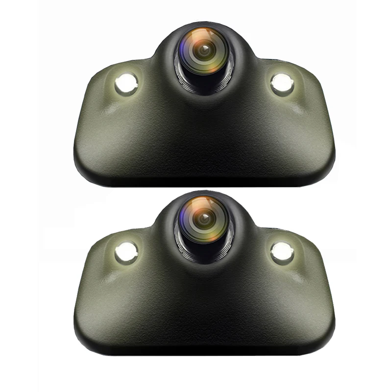  2 Pieces CCD HD 360 degree Ratote car rear view camera Front side view camera left right view blind