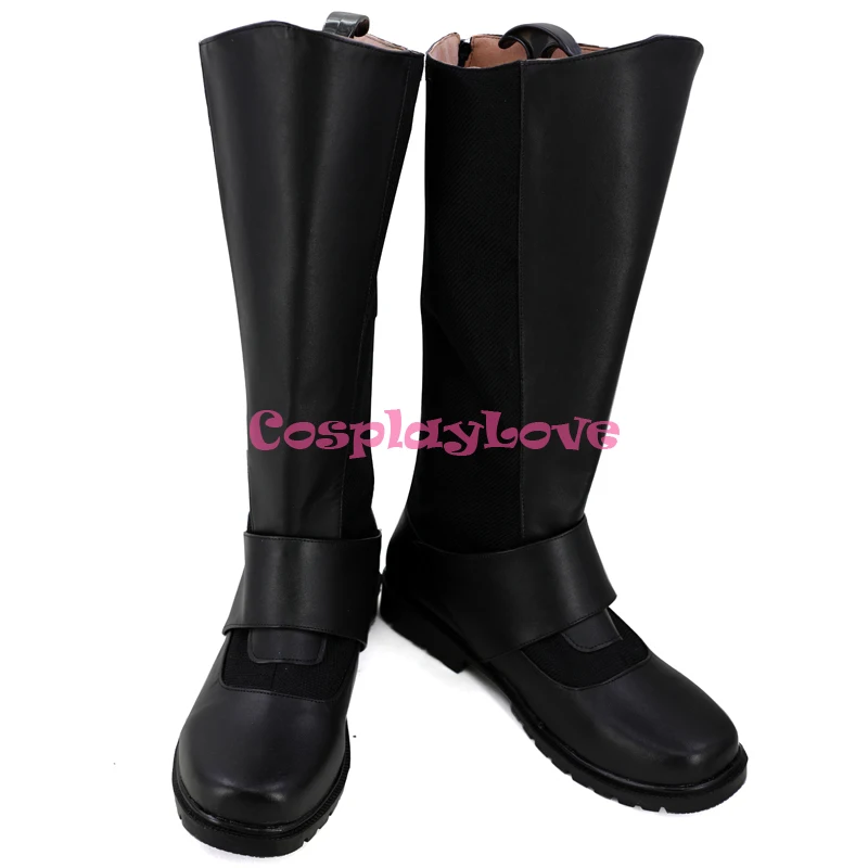 DC Comics Batman V Superman: Dawn Of Justice Bruce Wayne Black Cosplay Shoes Boots CosplayLove