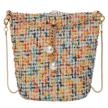 Сумки через плечо для женщин простые дикие сумки на плечо для женщин Маленькая дикая девушка студенческая мода ведро сумка K723