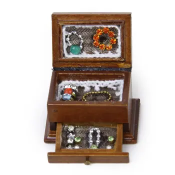 

MACH 1/12 Dollhouse Miniature Jewelry Box