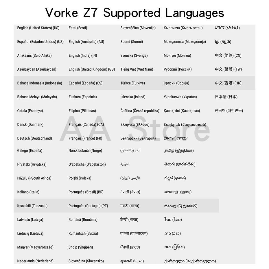 Vorke Z7 Android 9.0 TV Box IPTV Smart TV Box Allwinner H6 Quad Core 1.8GHz 6K HDR 2G4G RAM 32G64G ROM HDMI WiFi USB3.0 Clock (9)
