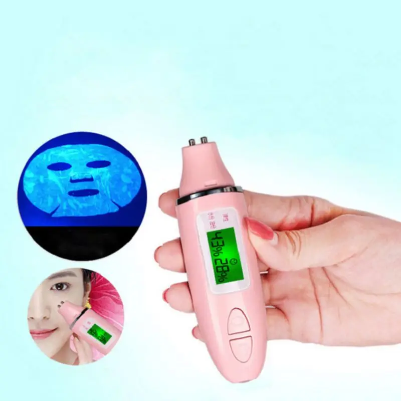 3 в 1 тестер влажности кожи ЖК-дисплей цифровой детектор ручка портативный лица тела вода масло анализатор машина флуоресцентный Detecto