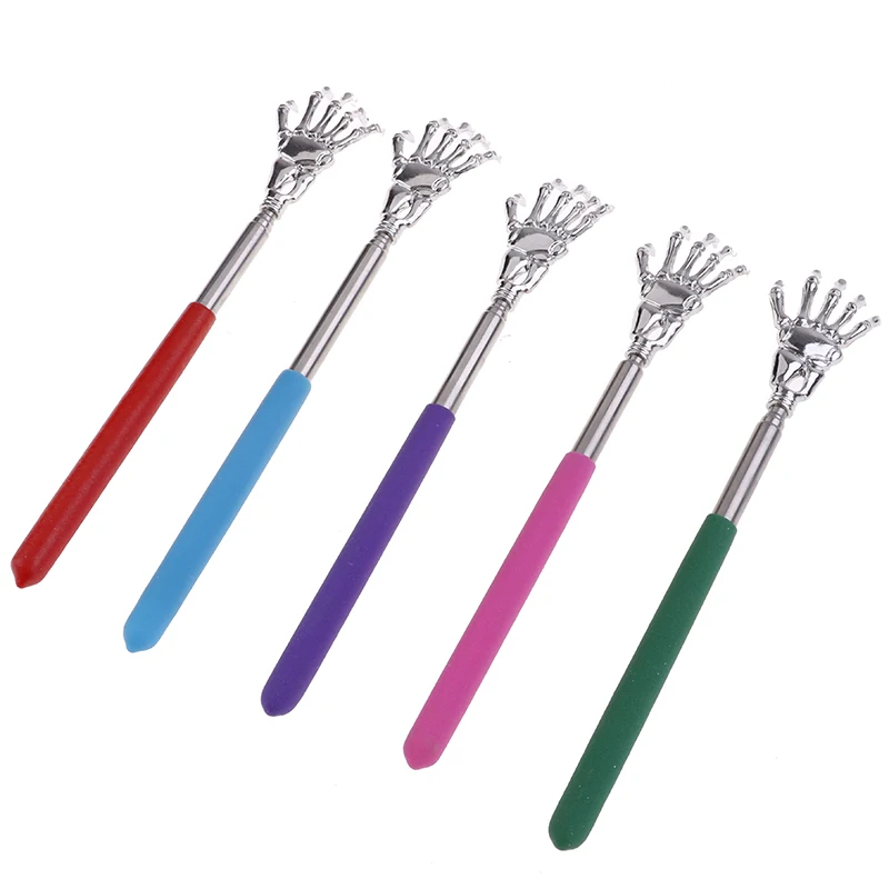 Телескопическая Backscratcher царапин массажер Выдвижной Телескопический обратной скребка зуда для ухода за Товары для здравоохранения в случайном порядке