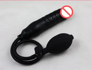 Latest Female Manustupration Product Inflatable Dildo Anal Butt Plug Anus Bondage Dilator BDSM Adult Sex Toy 2