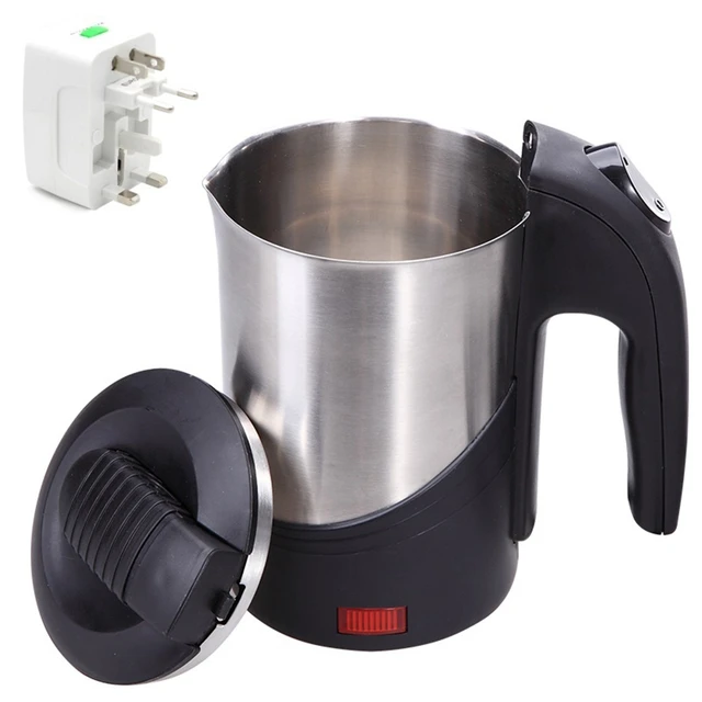 DMWD 110 220V Abroad Travel Stainless Steel Electric Kettle 600ML