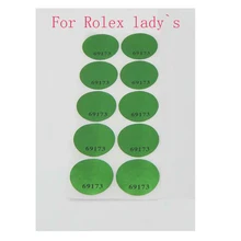 10 шт. сменная Пленка Наклейки для часов задняя крышка