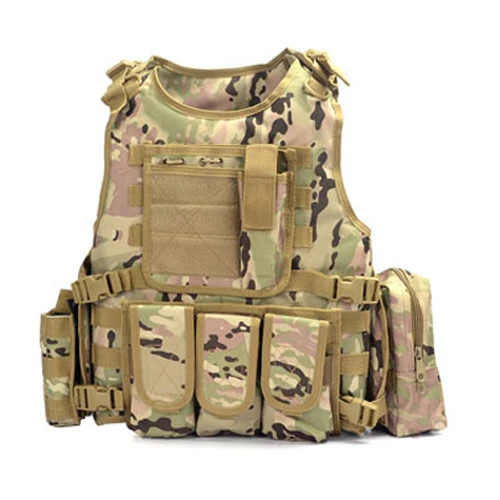 Военный тактический жилет Wargame Body Field Airsoft Molle Armor охотничий боевой жилет CS Jungle Equipment 900D нейлоновый жилет SWAT - Цвет: CP