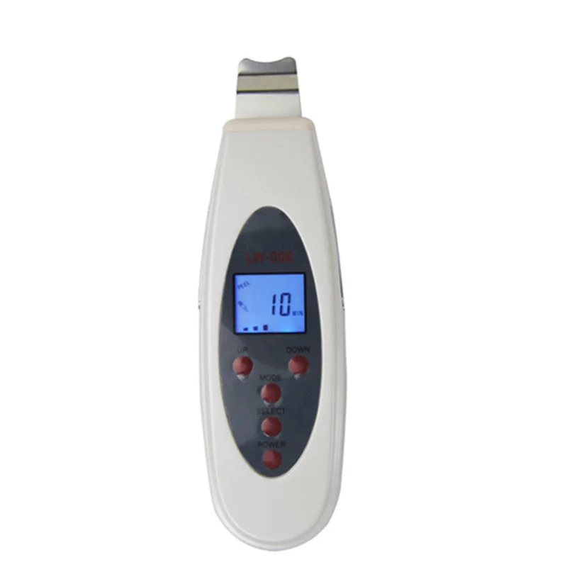 

Ultrasonic Skin Scrubber Cleanser Face Cleansing Acne Removal Facial Massager Ultrasound Peeling Clean Tone Lift White