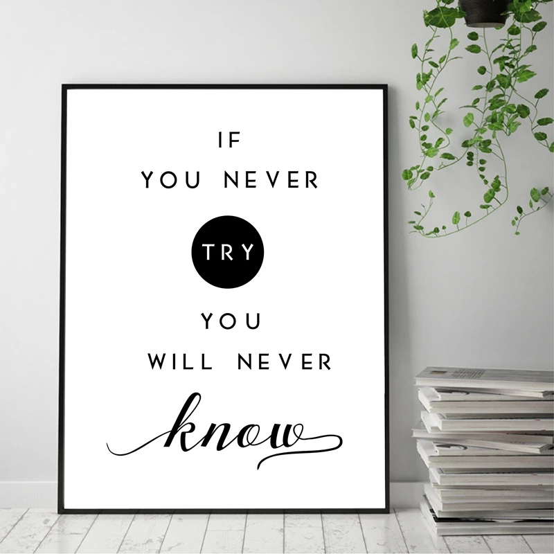 Рост настрой Плакаты для класса печать классе цитаты холст картины современный