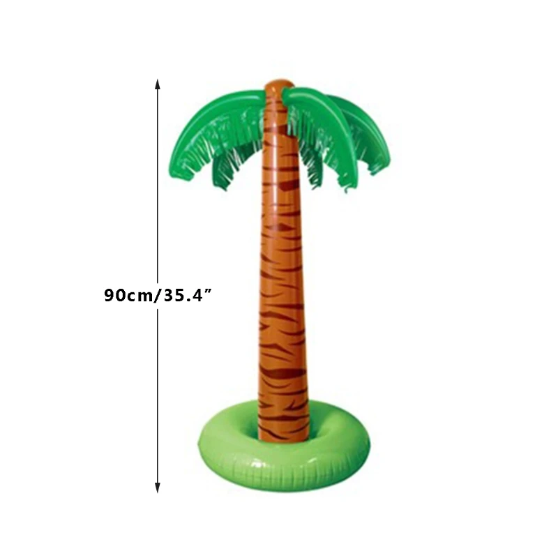 90 см надувные тропические пальмы бассейн украшения для пляжной вечеринки игрушки наружные принадлежности Oct22_D