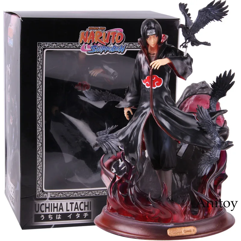 Shonen Jump Naruto Shippuden Uchiha Itachi Боевая версия GK статуя ПВХ Uchiha Itachi фигурка Коллекционная модель игрушки - Цвет: with retail box