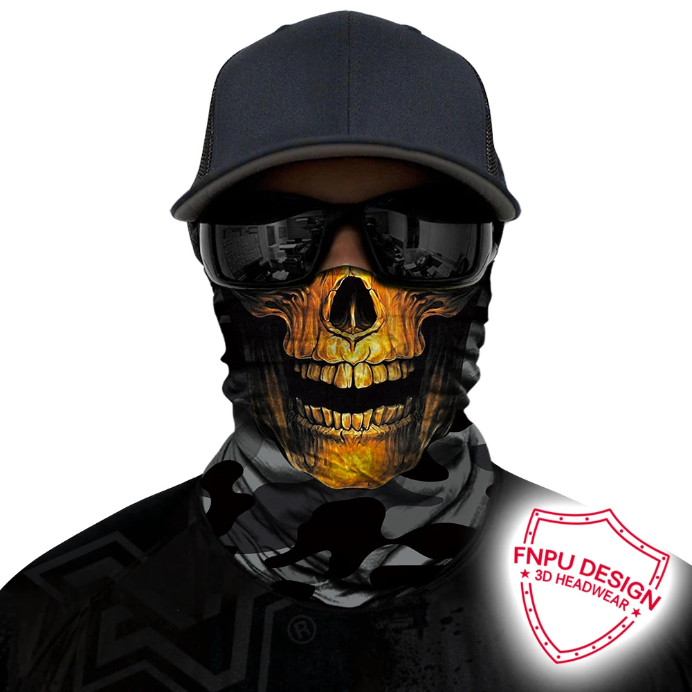 BJMOTO велосипедная Балаклава мульти-Веселая маска для лица Солнцезащитная маска для шеи Балаклава рыболовный шарф головной убор УФ - Цвет: PL180014 Bandana