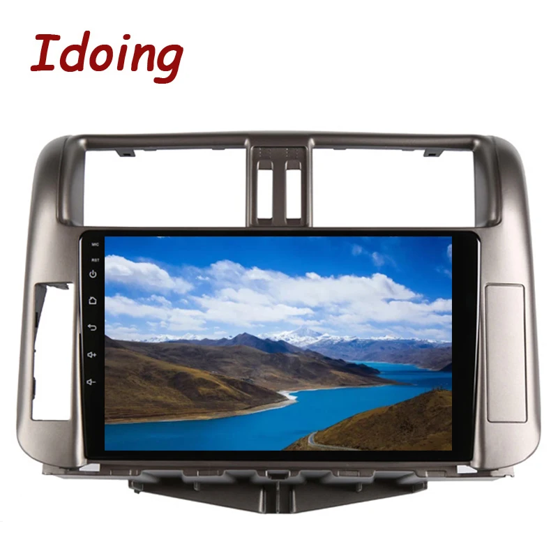 Sale Idoing 9"4G+64G Octa Core Car Android8.0 Radio Multimedia Player Fit Toyota Prado 150 2010 2.5D IPS Screen GPS Navigation PX5 tv 3