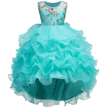 Kids Costume Children Dress Girls Wedding Dress 2018 Summer Tutu princess Dresses For Girls Sleeveless Teenager Clothes Vestidos