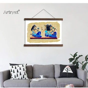 

Artryst scroll painting canvas modern hanging canvas printings poster modular pictures egyptian papyus HD printed SCP (320)