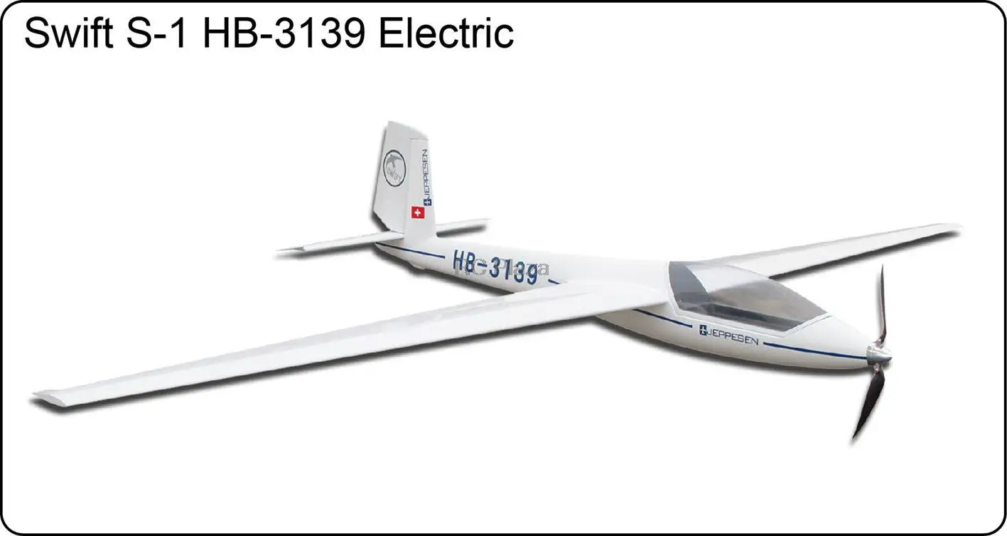 swift s1 rc glider