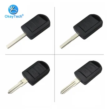 

OkeyTech for OPEL Key Shell 2 Button Uncut Blank HU100/HU43/Left/Right Blade Battery Holder Remote Key Shell for Vauxhall Opel