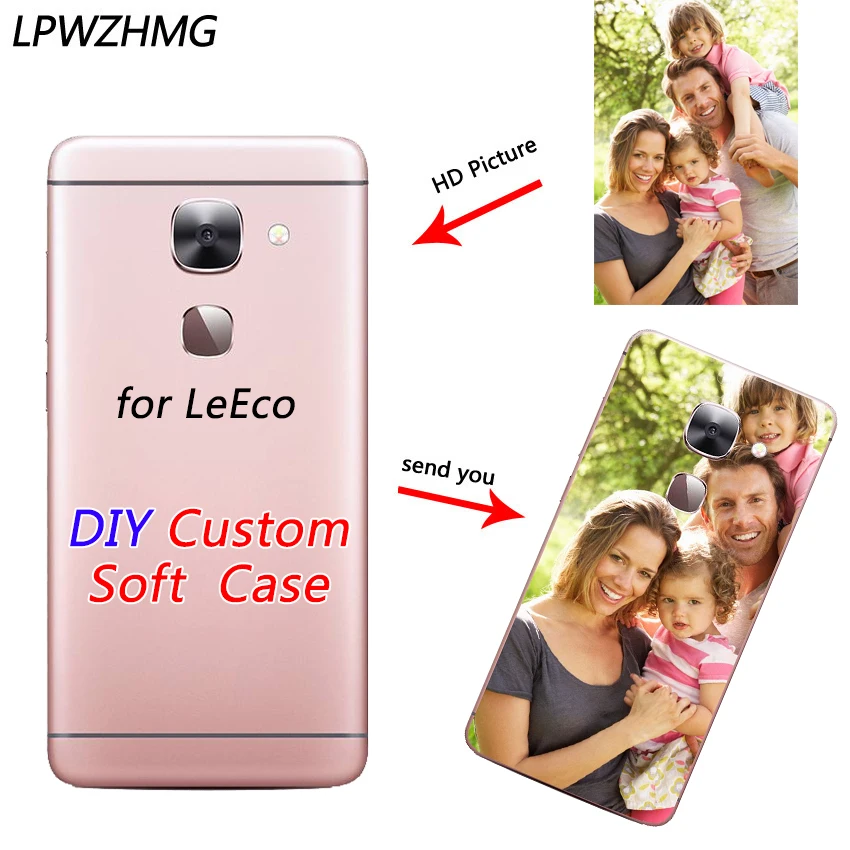 LPWZHMG Пользовательские DIY Фото имя чехол для LeEco Le2 Max 2 Pro3 1s телефона прозрачный