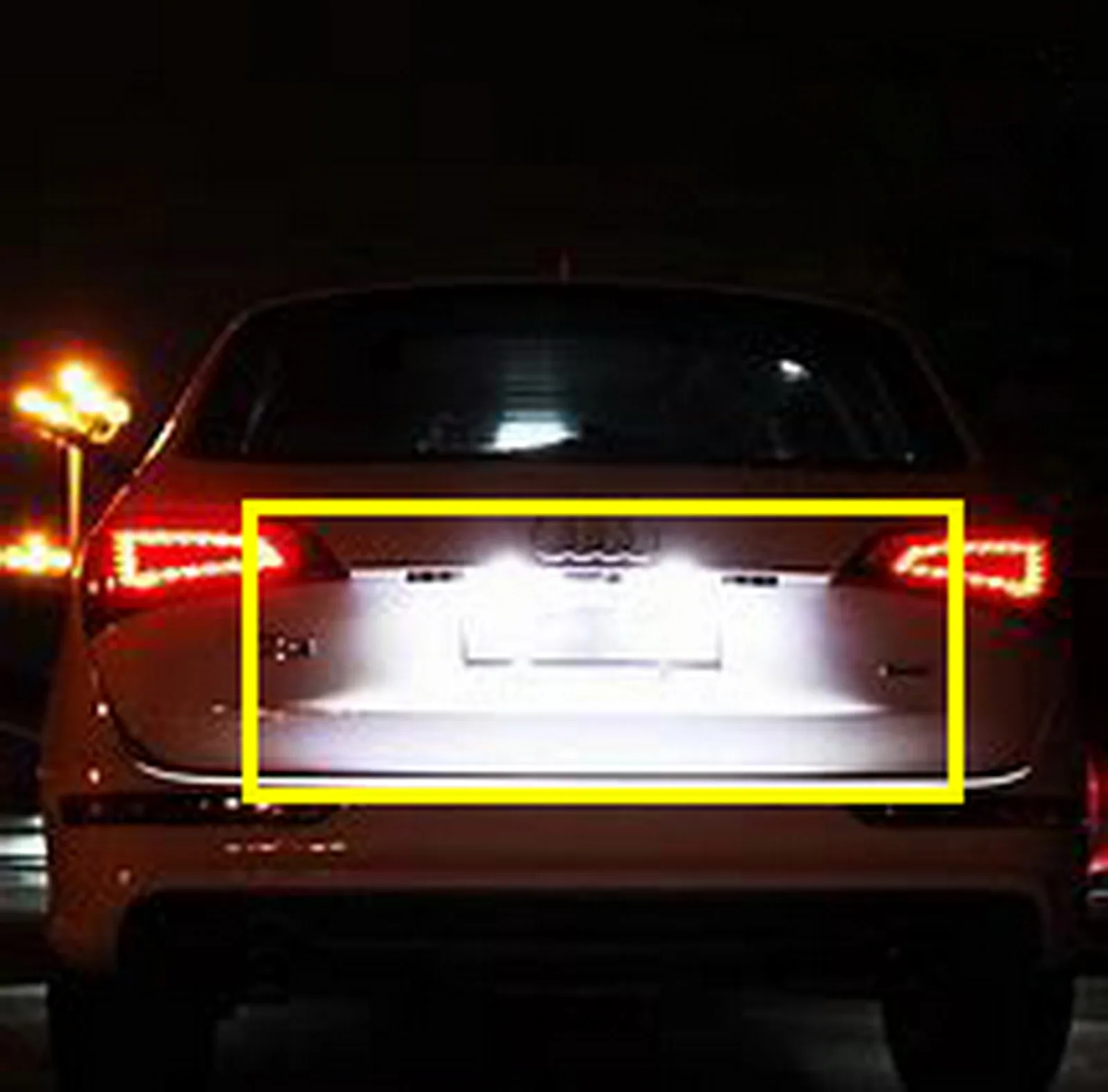 ANGRONG 2x SMD светодиодный светильник номерного знака Белого цвета без ошибок для Audi TT