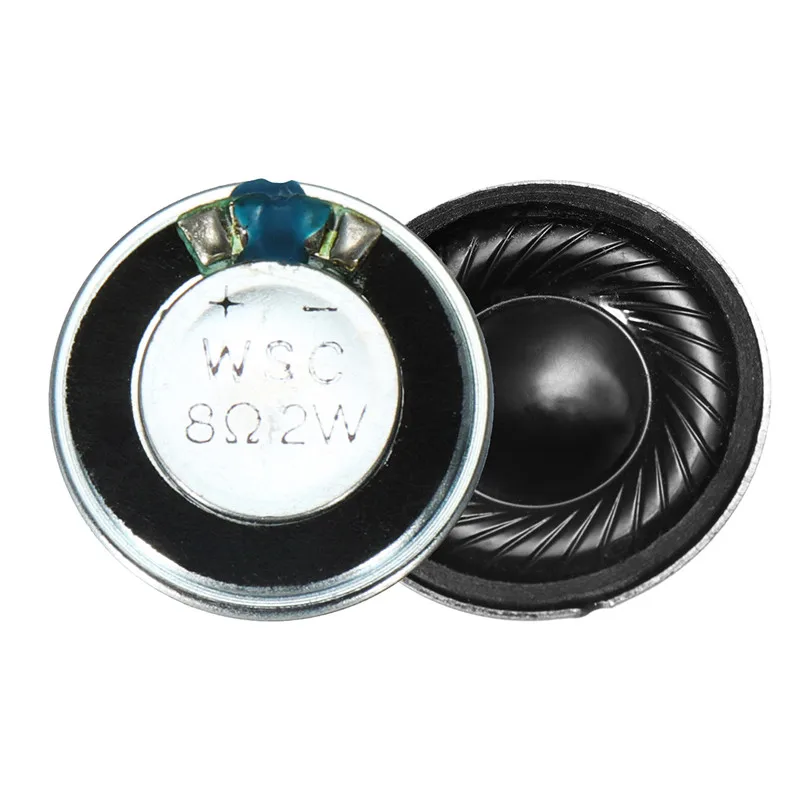 Маленький громкий динамик LEORY 2W8R 2 Вт 8 Ом сменный s для DVD EVD TV 28 мм|loudspeaker|loudspeaker ohm |