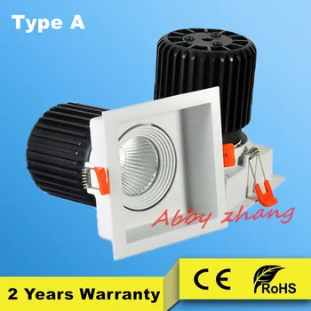 

Round/Square/double Dimmable 15W 30W CREE Chip LED COB Downlight LED Recessed Lamp LED Bulb 95-265V LED Light With LED Driver