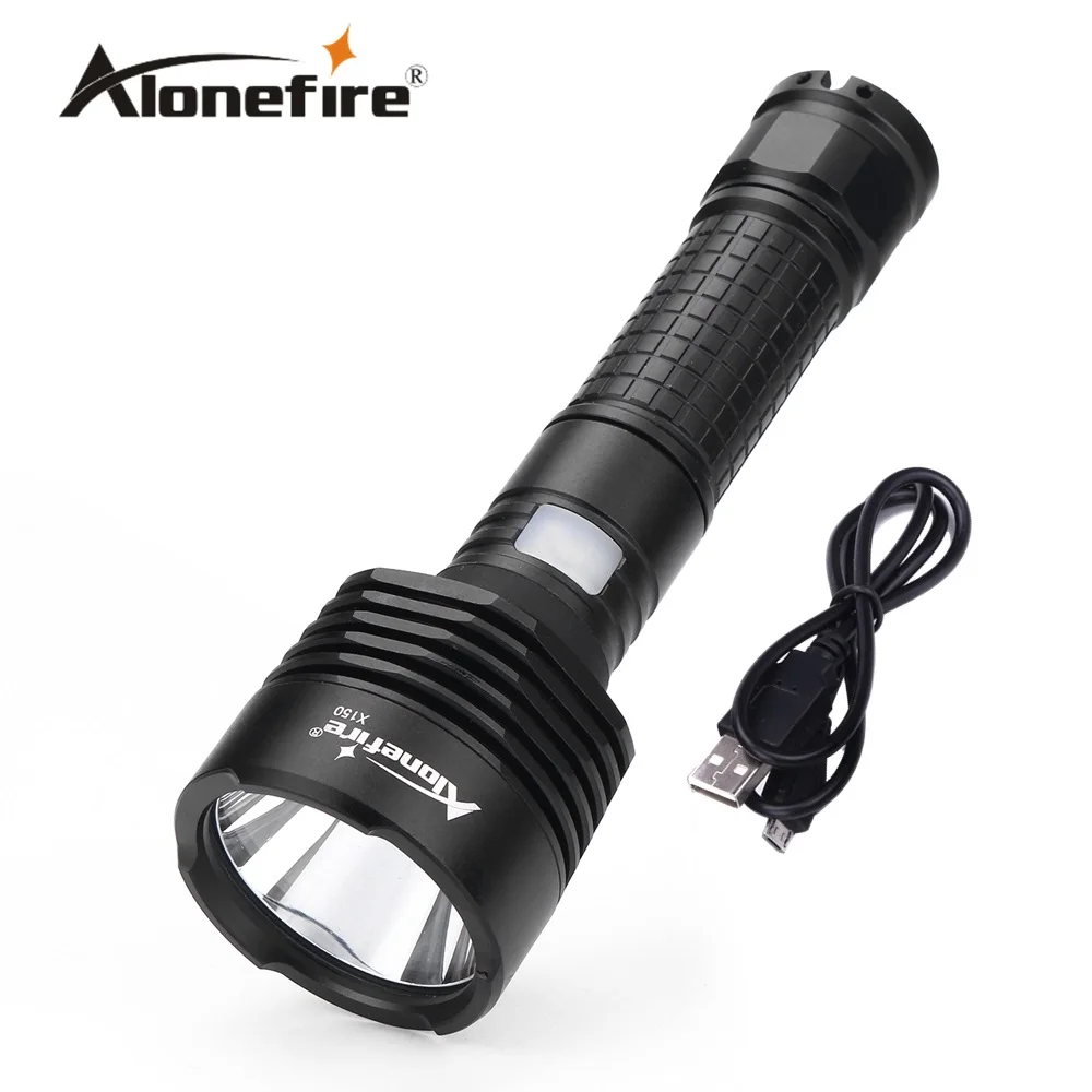 Alonefire X150 CREE XM-L2 led USB флэш-светильник фонарь светильник для 18650 аккумуляторной батареи