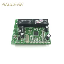 3/4/5-разъемное зарядное usb-устройство 10/100 Мбит/с штыревой разъем микропереключатель модуль Мини Компактный 3.3V5V9V12V инженерно-сервер 5-разъемное зарядное usb-устройство для коммутатора ethernet