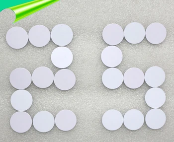 

ISO14443A NFC Round Tag RFID Smart Tag nfc TAGS 215 Chip PVC Coin Card for All NFC enabled devices 1000pcs/L