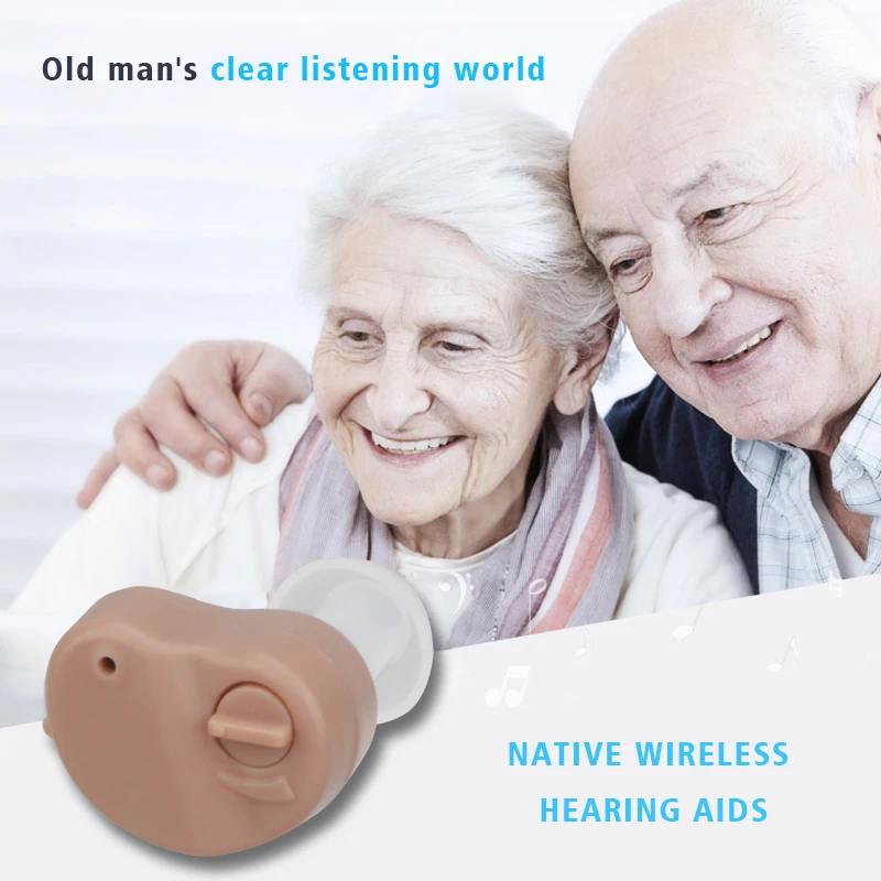 

In-ear audiphone Digital Invisible Sound Enhancement Deaf Volume Sound Amplifier Ear Aid Adjustable Tone Hearing Aid Ear Plug