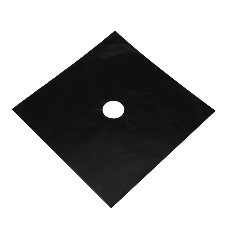 2018 New 6Pcs Reusable Gas Range Stove Top Kitchen Burner Protector Liner Cover For Cleaning removed hot sale  good qualityC022301