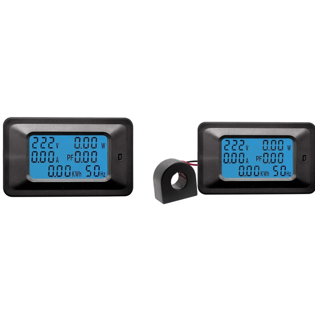 

2019 New 20A/100A Multi-Function Digital AC Voltage Meter Energy Power Indicator Power Energy Voltmeter 110V-250V
