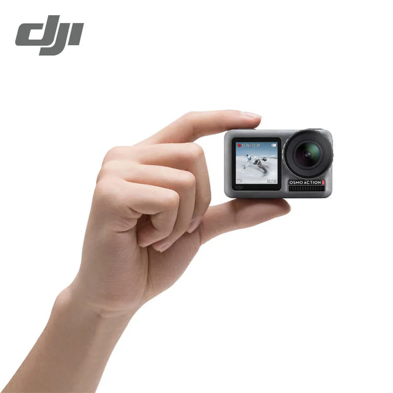 DJI Osmo пульт дистанционного управления для спортивной Cameria 1/2 образования легкой пены. " CMOS 12MP 4K HDR видео двойные экраны 11 м Водонепроницаемый 8xSlow движения 4x60P UHD изображение Quality01