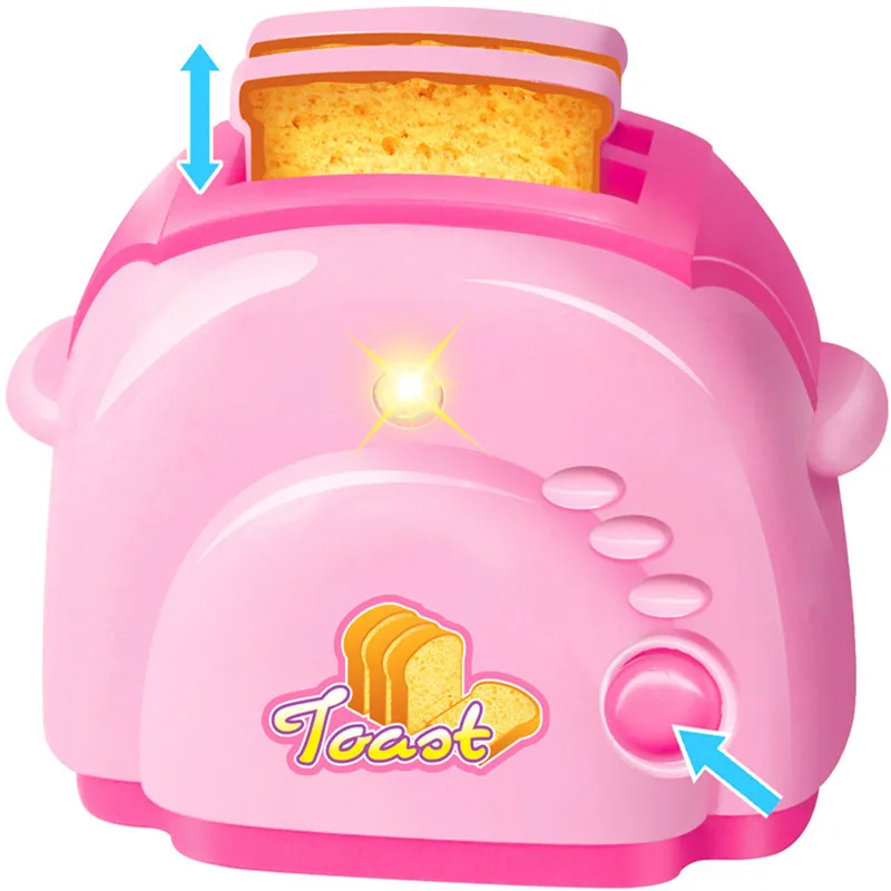 Baby Mini Toaster with Light Classic Toys Pretend Play Kitchen Toys for