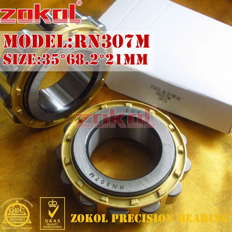

Цилиндрический роликовый подшипник ZOKOL RN307M RN307 M 502307EH, 35*68,2*21 мм
