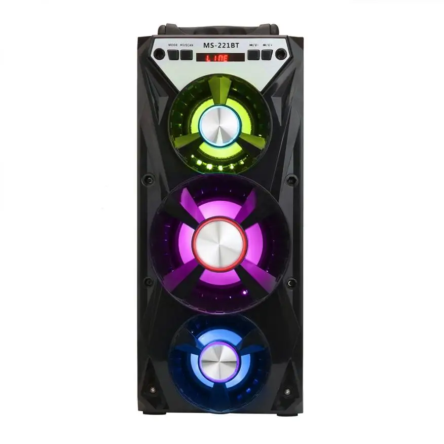 

New Multimedia Bluetooth Wireless Portable Speaker Super Bass with USB/TF/AUX/FM Radio just for you Top sale 30