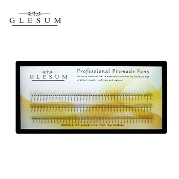 

GLESUM Volume Fans Eyelashes Extension Short Stem Premade Fan Lash Hot Selling Eyelash Individual Extensions With Free Shipping