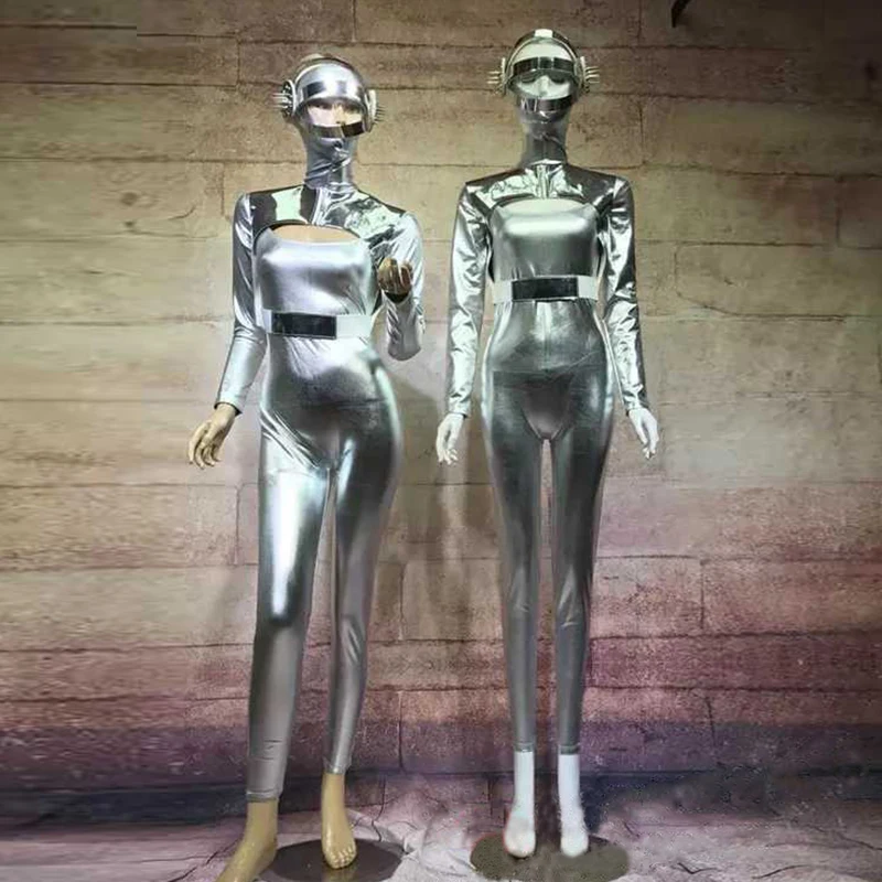 Silver Space robot suit  (3)