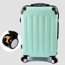 Wholesale!cooskin 24inch abs pc universal wheels travel luggage for woman,high quality lovely case bags on wheels