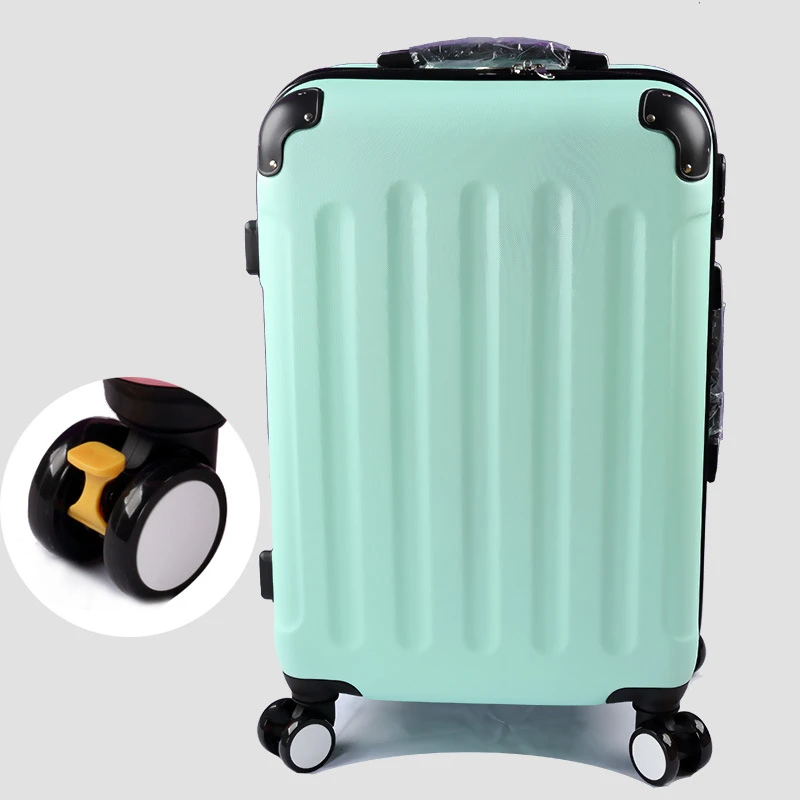 

Wholesale!cooskin 24inch abs pc universal wheels travel luggage for woman,high quality lovely case bags on wheels