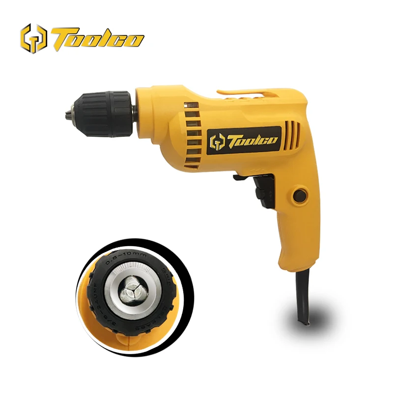 

Toolgo Electric Screwdriver Drilling Machine 600W Impact Drill Keyless Chuck Multi-function Woodworking Power Tool
