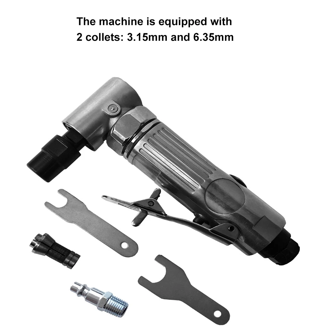 1/4 inch Pneumatic Tools Air Angle Die Grinder 90 Degree Grinding Machine